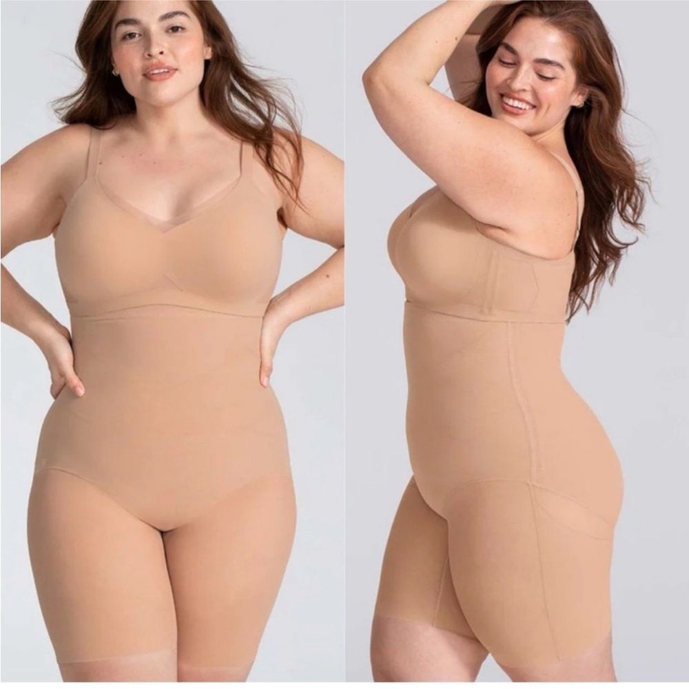 HONEYLOVE Super Power Mid-Thigh Bodysuit $129